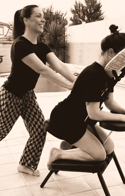 Séance de massage Amma assis